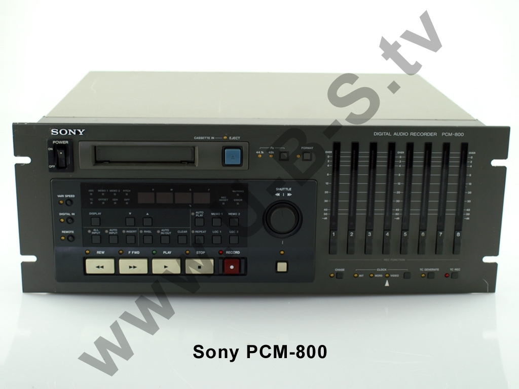 sony pcm 800 manual